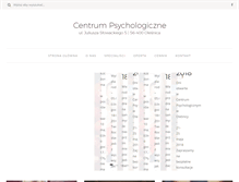 Tablet Screenshot of dobrypsycholog.biz